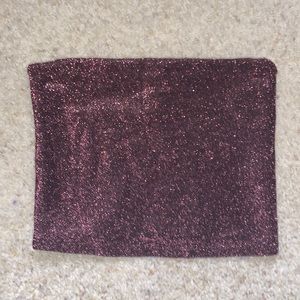 Wild fable, sparkly tube top. Size extra small